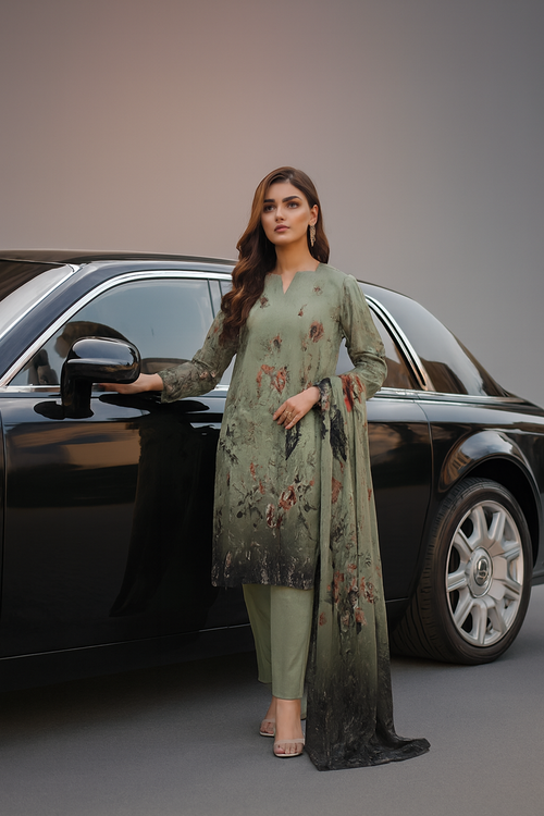 Alkaram Unstitched Lawn 3pc