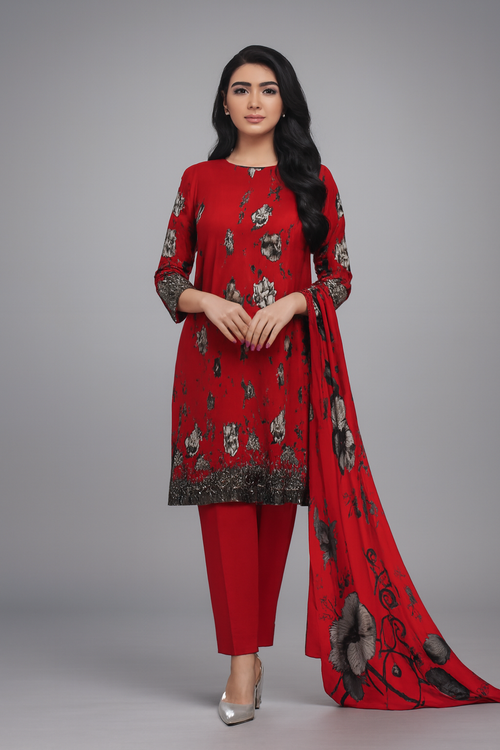 Alkaram Unstitched Lawn 3pc