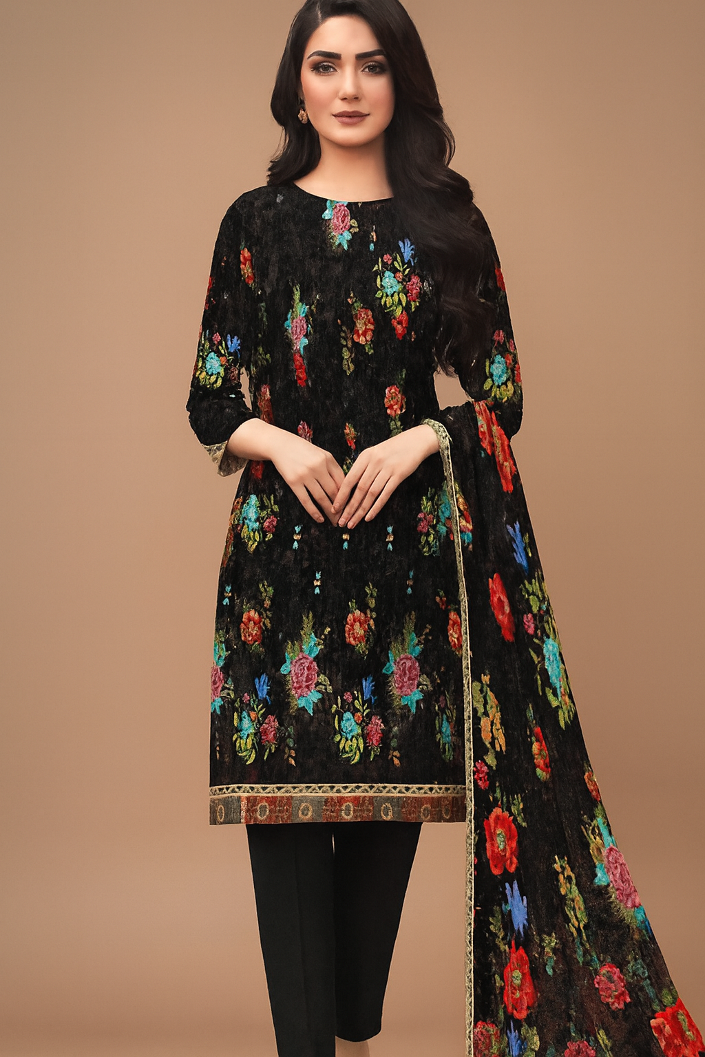 Alkaram Unstitched Lawn 3pc